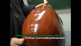 Gül Kısa Sap Bağlama 42 Cm. Peri Ekolayzerli