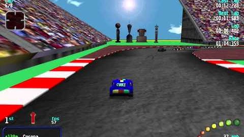 Re-Volt Custom Track Pollolandia Race Track 1 , 12 Cars 8 Laps & Pickups!