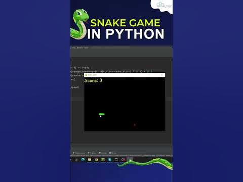 Build Snake Game using Python Codes😍 #shorts - YouTube