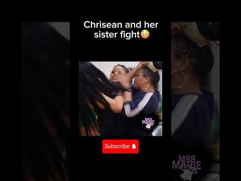 Chrisean Rock and her sister fight😳 #zeus