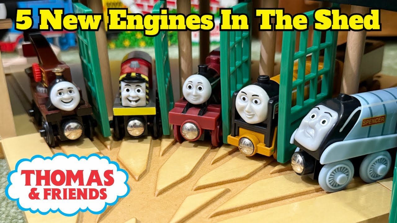 5 NEW ENGINES IN THE SHED Song Remake - Thomas and Friends