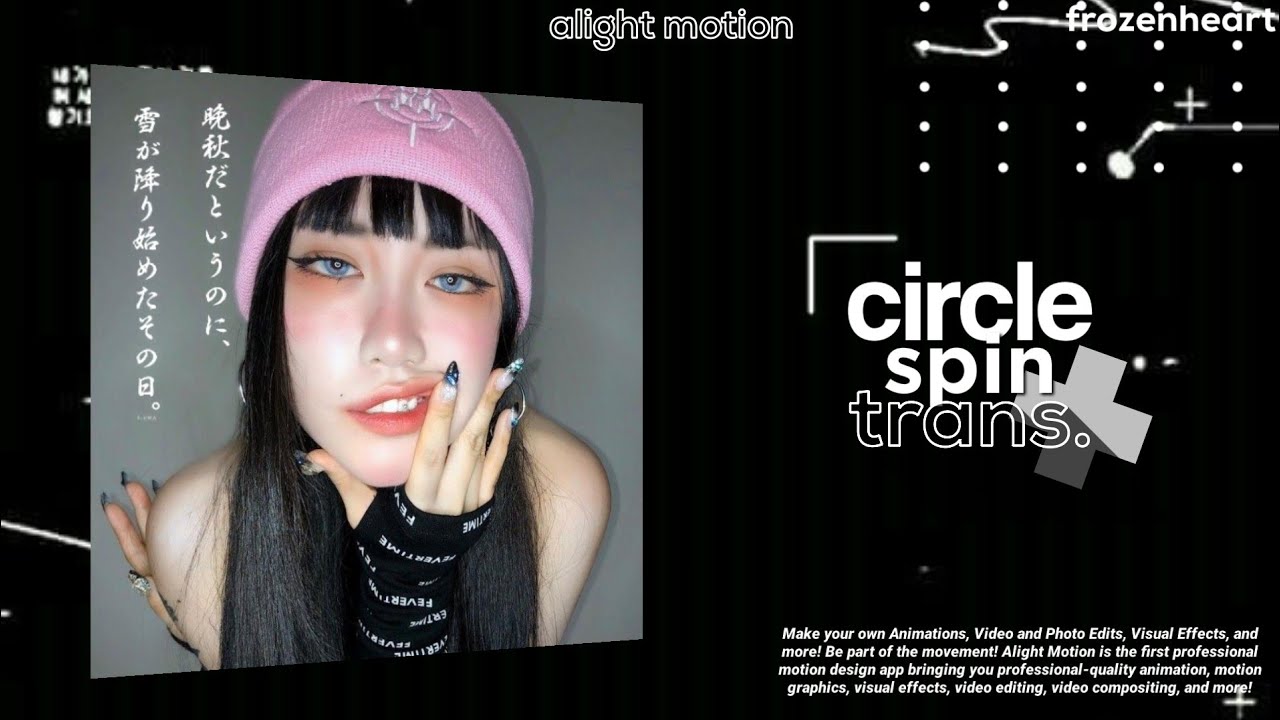 circle spin transition | alight motion tutorial | frozenheart - YouTube