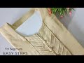 💫Zari Thread Neck Design Simple and Easy Steps  / Button Placket kurti Front Neck