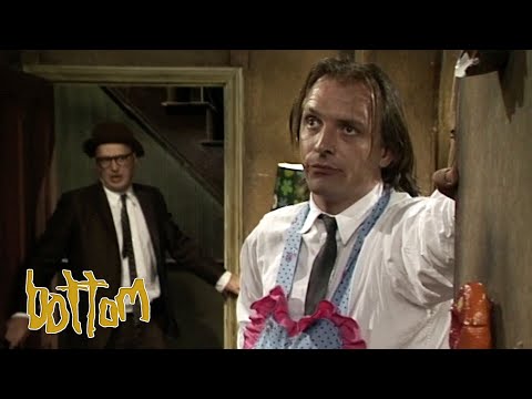 Putting Drunk Eddie To Bed | Bottom | Bbc Comedy Greats