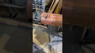 Tinning 5  copper pipe #plumbing #soldering #plumber