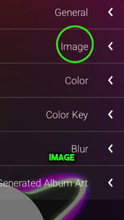 How to add an image in AVEE Music Player