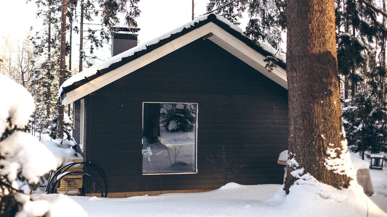 Загляни в этот дом за 1,5 млн! Уютная евродвушка с печью в лесу