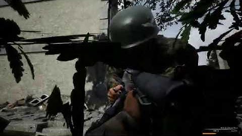 Carentan: Close call at the gas station (Post Scriptum/Squad ‘44)