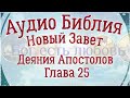 Деяния Апостолов Глава 25. Аудио Библия.