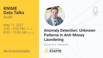 Anomaly Detection: Unknown Patterns in Anti-Money Laundering