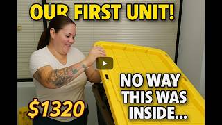 Our First Ever Storage Auction! We Were NOT Ready for This…