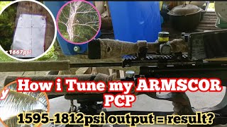 Armscor pcp Tunning / READ ME👇/ with different size of astro18 pellets / best result. Local pellet