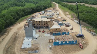 Progress on New Monastery Construction – June 1, 2023
