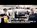 Rod and style presents in the pits with stacies homebuilt hot rod