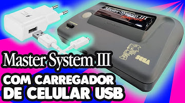 MOD Master System III com qualquer fonte USB 5 Volts