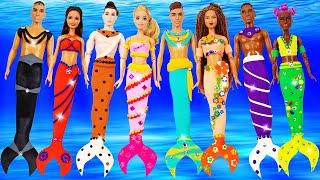 Making Mermaid Outfits For Barbie Couples
