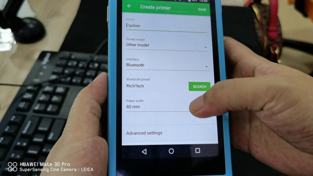 richtech bluetooth printer driver