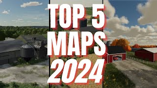 top 5 best maps of 2024 for console | farming simulator 22