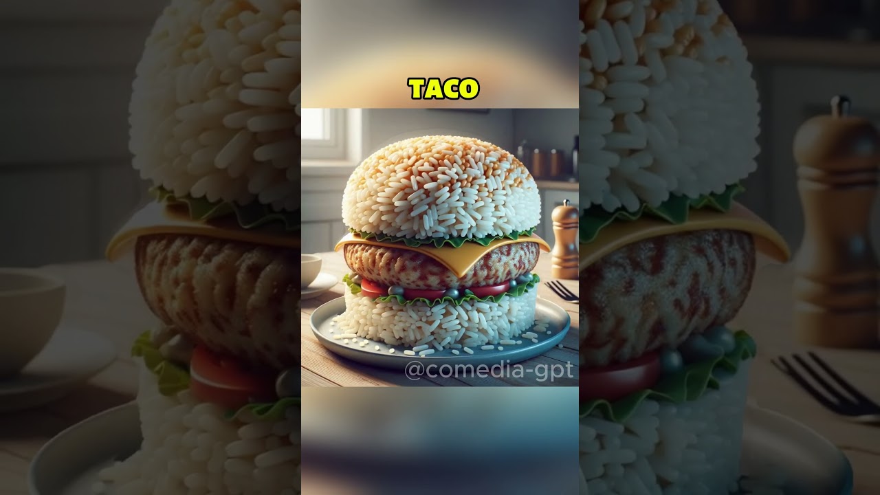🤣 MEMES IA GPT 😎 174 🤑 Hamburguesa de arroz! 🍔