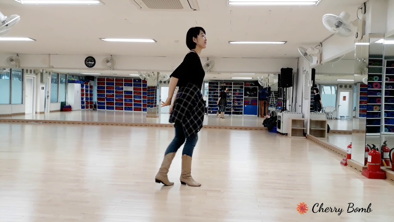 Cherry Bomb Line Dance (Improver) by Rob Fowler (Dance & Count) YouTube