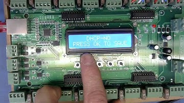 Configuring the AlphaPix Controller Using LCD/Buttons