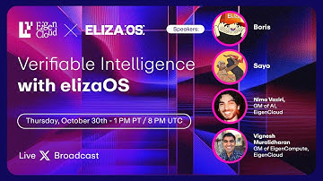 Verifiable Intelligence with elizaOS