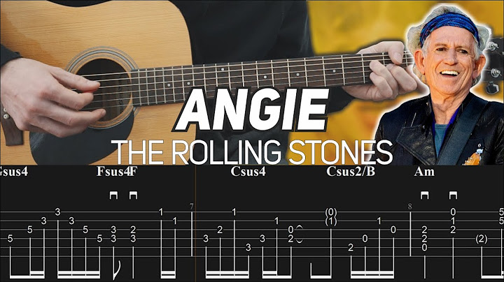 Angie Guitar version - Guitar performance video thumbnail
