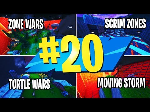 TOP 20 Best SCRIM MAPS In Fortnite Creative | Zone Wars & Turtle Wars & Storm | CREATIVE MAP CODES