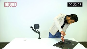 Novus CLU Monitor Arms - Install in less than 60 seconds!