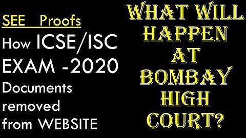 CISCE Removes All ICSE/ISC Remaining Board Exams 2020  Related Documents from its website to Cancel