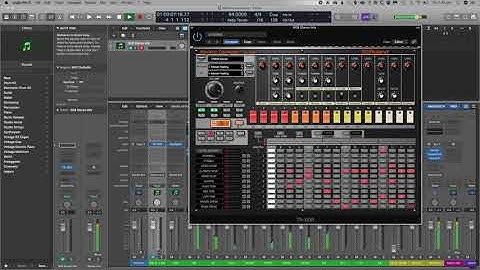 TR808 tutorial #1 how to see the patterns for editing.