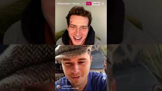 Oliver Stark and Ronen Rubinstein IG live talking about the #911onFOX/#911LoneStar crossover
