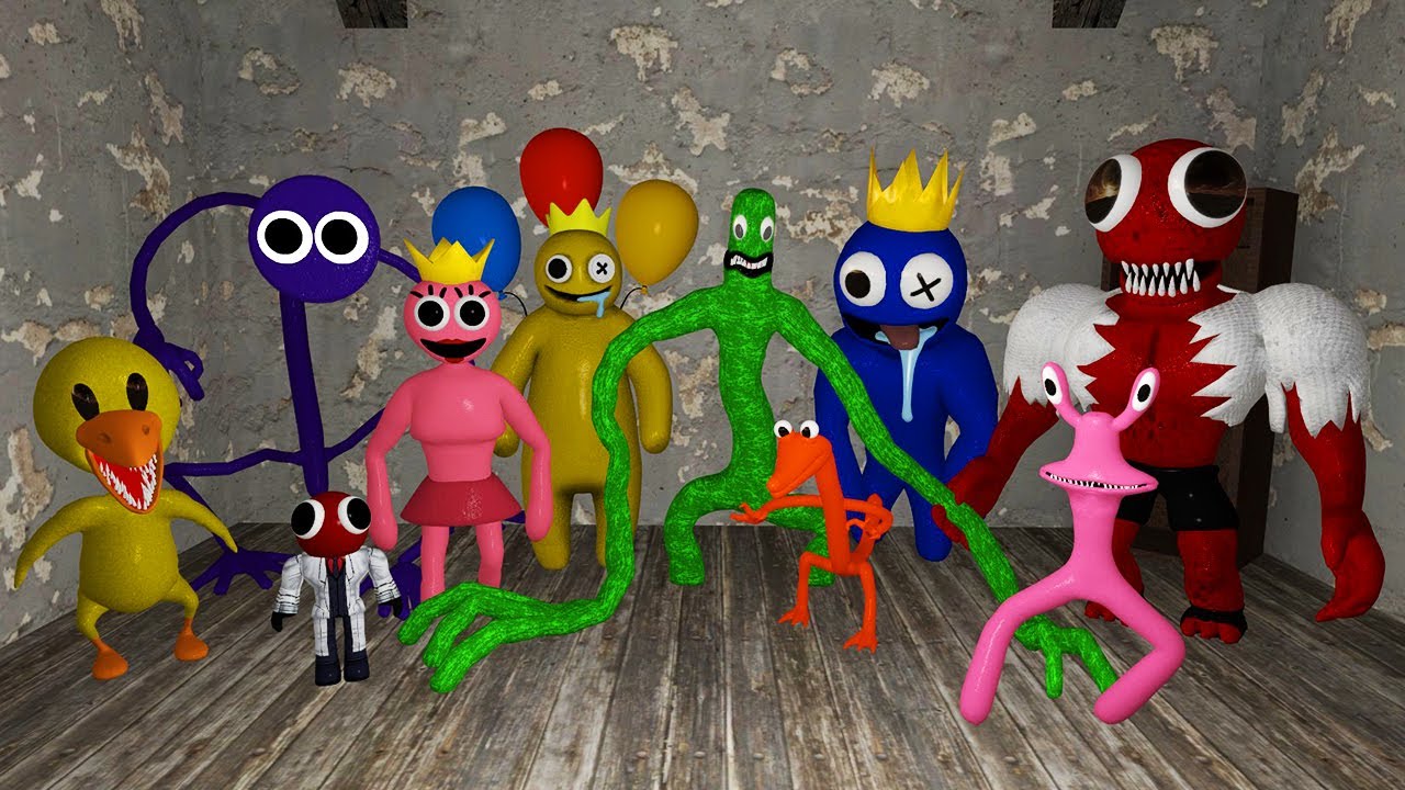 ROBLOX RAINBOW FRIENDS (GREEN, ORANGE, PURPLE)