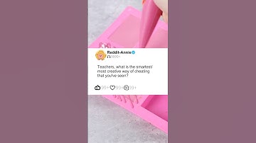 Teachers, what is the smartest/ most creative way of cheating that you