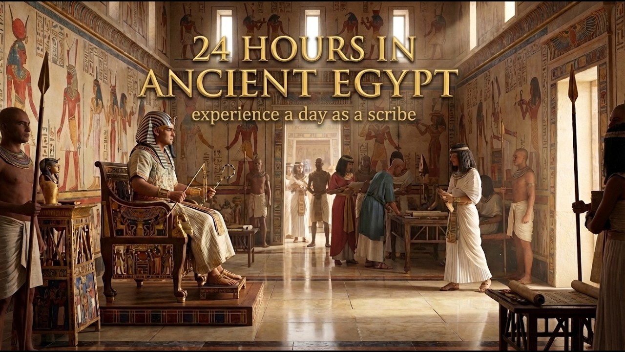 A Day in the Life of an Egyptian Scribe | 24 Hours in Ancient Egypt | MEPHIS ANCIENT EGYPT