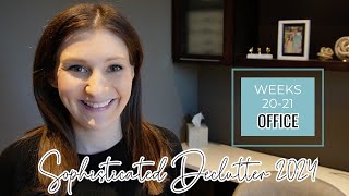 WEEKS 20-21: 2024 SOPHISTICATED DECLUTTER // How to Declutter Your Office & Paper Clutter