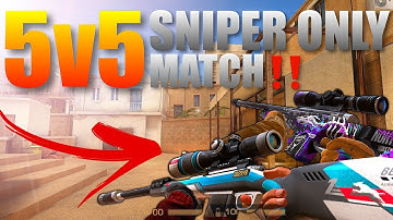 Standoff 2 Pro Sniper Only Scrim Match‼️