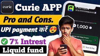 Curie Money App के फायदे और नुकसान || Curie money app review || Curie money app liquid mutual fund screenshot 1