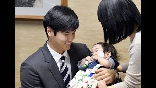 大谷翔平選手が同名の心臓病男児を見舞い　大阪