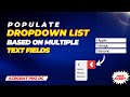 How to Populate Drop Down List based on Multiple Text Box in Adobe Acrobat