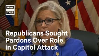 Liz Cheney: GOP Members Sought Pardons Over January 6 Role