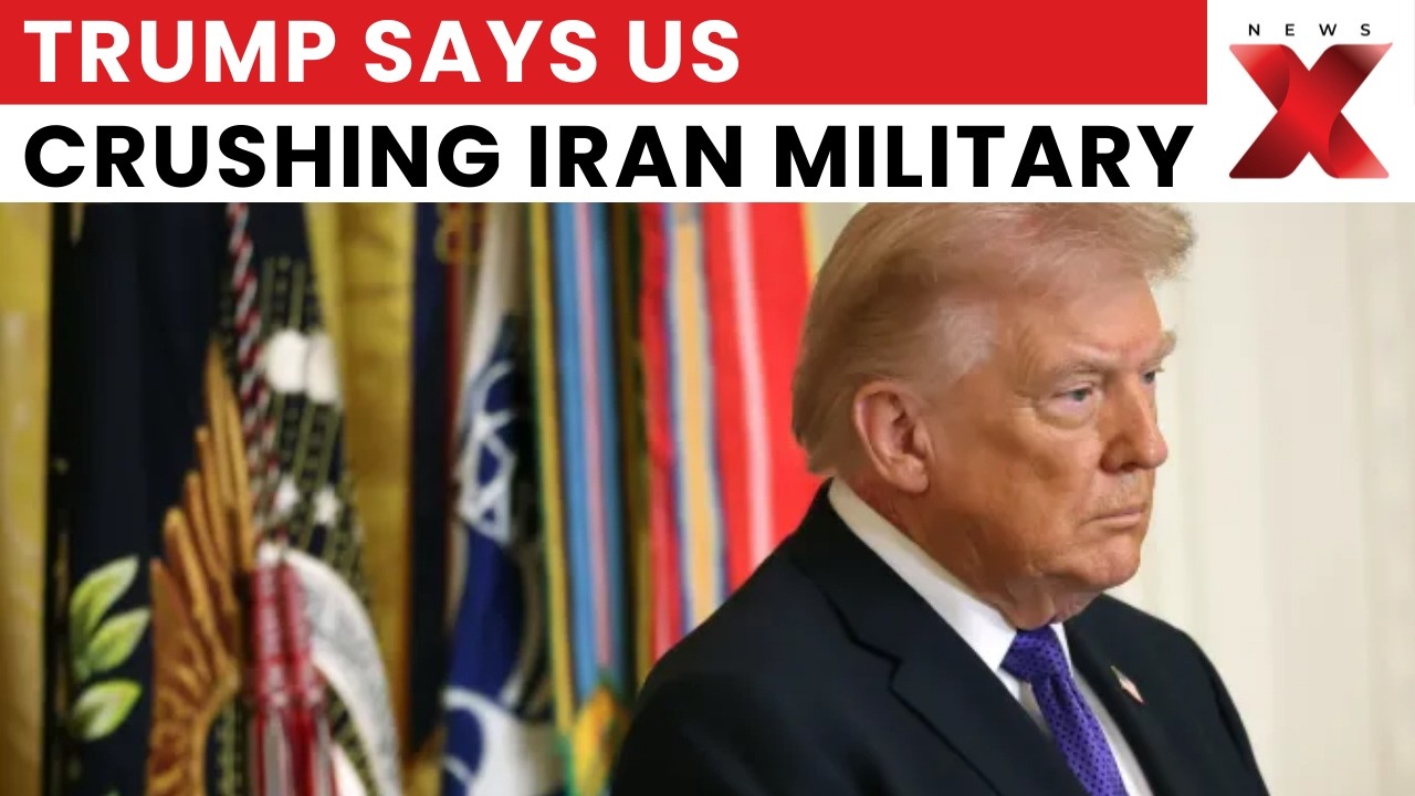 US-Iran War: Trump Claims US Israel Crushing Iran Military, Says Iran Now Asking For Deal | NewsX