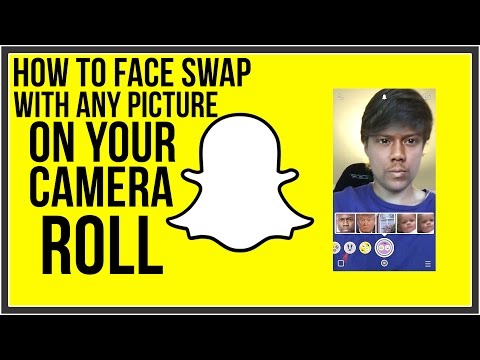 How To Face Swap With Any Picture In Your Camera Roll - Snapchat Tutorial