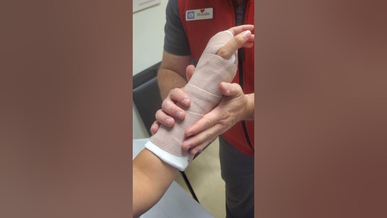 Fiberglass Wrist Splint, Volar Splint, How to Make... YouTube