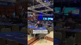 DAY 1B OF EPT PRAGUE - ESTIMATED 6M EURO PRIZE POOL!! #shorts