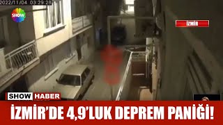 İzmirde 49Luk Deprem Paniği