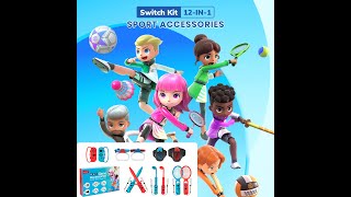 Switch Sports Accessories - 12 in 1 Switch Sports Accessories Bundle for Nintendo Switch Sports