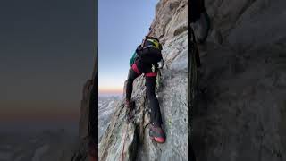 Climber Documenting His Mountain's Exhilarating Climbing Expedition
