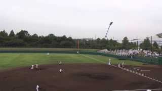 専大松戸シートノック130717　ｖｓ船橋二和戦