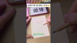 Drawing Judy From Zootopia, But I Only Have 30 Seconds